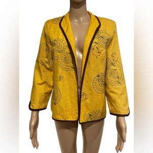 SILKLAND Woman Silk Short Cardigan Size L